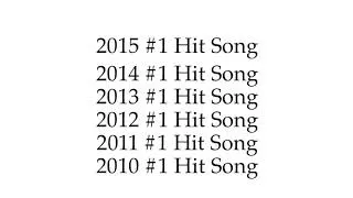 Thumbnail: Song Science #5: Breaking Down #1 Hit Songs