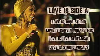 Thumbnail: Whitney Houston - Love Is Full Side A Single Vinyl Audio 