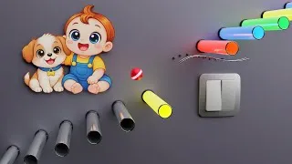 Thumbnail: twinkle twinkle little star -A1- Music Marble | Satisfying Marble Music ASMR