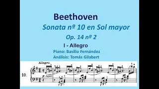 Thumbnail: Análisis de la Sonata nº 10 para piano Op. 14 nº 2 de Beethoven. Primer movimiento