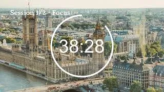 Thumbnail: London City | POMODORO TECHNIQUE | 2 x 50 min - Study & Focus