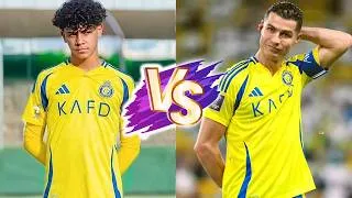Thumbnail: Cristiano Ronaldo VS Cristiano Ronaldo Jr. Natural Transformation 🌟 2026 | From 0 To Now
