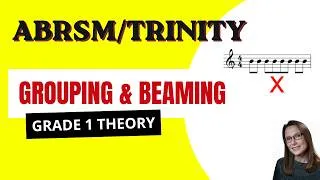 Thumbnail: Grouping & Beaming Notes in 2/4, 3/4 and 4/4 Time Signatures (ABRSM/Trinity Grade 1 music theory)