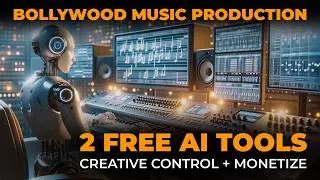 Thumbnail: Bollywood Music Production with FREE AI Tools — Full Workflow (Hindi)
