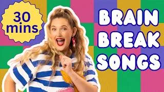 Thumbnail: Brain Breaks for Kids 🧠 30 Minutes of Gentle Movement Songs | Preschool Music