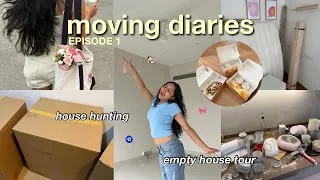 Thumbnail: Moving Diaries EP 1 📦🎀 house hunting in mumbai, bandra house, empty house tour & more!! 