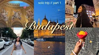 Thumbnail: first time in europe✈️🏛️ solo travelling in BUDAPEST!!!