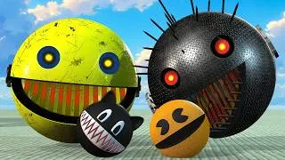 Thumbnail: ⚠️Yellow Pac-Man is in fierce competition with Pac-Man Cat, and they both transform into robots.⚠️