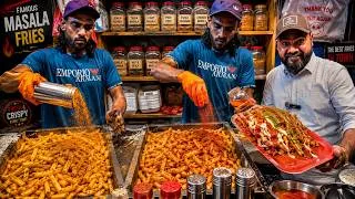 Thumbnail: WORLD'S SPICIEST FRENCH FRIES EATING CHALLENGE 🌶️🔥 | UNLIMITED MASALA FRIES CHALLENGE 🍟