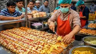 Thumbnail: Amazing Egg Burger Cooking 🔥 Ultimate Street Food Video 4K | Tawa Egg Burger Compilation
