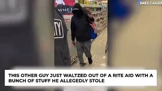 Thumbnail: Theifs in Broad daylight   man robs little Ceasars