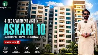 Thumbnail: 4-Bed Apartment in Askari 10 Lahore | Complete Apartment Tour & Price