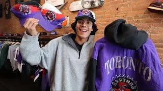 Thumbnail: RARE VINTAGE TORONTO RAPTORS GEAR Found In Store #thrifting