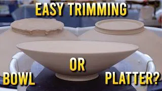 Thumbnail: The EASIEST Way to Trim a Massive Wide Bowl... Bowl or Platter?