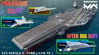 Thumbnail: USS GERALD R. FORD - WITH F/A-XX AFTER BIG BUFF 🔥 DEADLIEST FREE STRIKE FIGHTER ☠️ - MODERN WARSHIP 