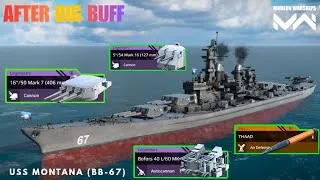 Thumbnail: USS MONTANA ( BB-67 ) - AFTER BIG BUFF 🔥 BRUTAL BUFF 💥 - MODERN WARSHIP 