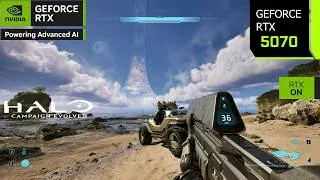Thumbnail: Halo Campaign Evolved | RTX 5070 4K, 1440p, 1080p DLSS 4.5 Multi Frame Generation | PC Performance