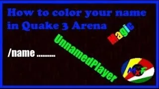 Thumbnail: ✏ Quake 3 Arena| How to color your name  ✏