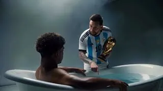 Thumbnail: THE BLESSING… 🏆🍼 | Messi & Yamal | AI Football Film