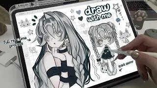 Thumbnail: draw with me ★ a new character  .ᐟ ˚✧ ˖  [procreate, real time process, ipad asmr, new character ]