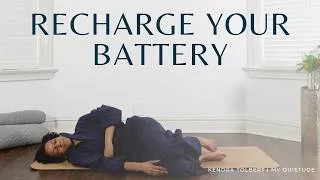 Thumbnail: Yoga for When You're Exhausted | Gentle Yoga Practice for When Your Energy Is Low