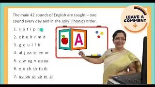 Thumbnail: Steps of teaching 42 sounds of phonics #phonicsforkids #fln #jcert #jollyphonics 