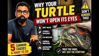 Thumbnail: Why Your Turtle Won’t Open Its Eyes 🐢 (5 Common Causes & What To Do)