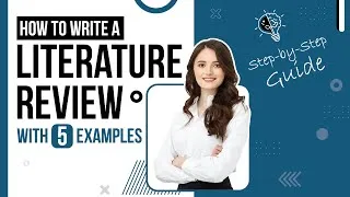 Thumbnail: How to write a literature review - Step-by-Step Guide with 5 Examples