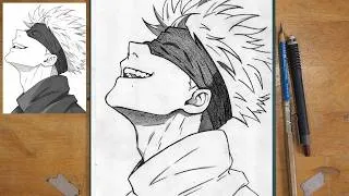 Thumbnail: Gojo Drawing Tutorial | How to Draw Satoru Gojo Step by Step