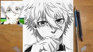Thumbnail: Nagi Drawing | How to Draw Seishiro Nagi Step by Step