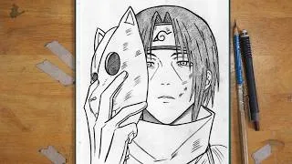 Thumbnail: Itachi Drawing Tutorial | How to Draw Itachi Uchiha Step by Step (Naruto)