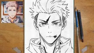 Thumbnail: Yuji Drawing | How to Draw Yuji Itadori (Modulo) Step by Step – Jujutsu Kaisen