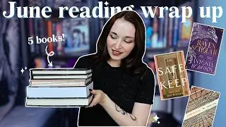 Thumbnail: Everything I read in June | Reading wrap up 📚🌺💞