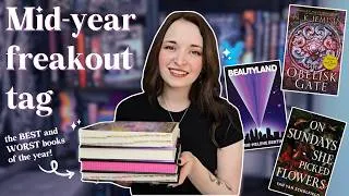 Thumbnail: Yapping about the BEST and WORST books of the year | Mid-year book freakout tag 📚