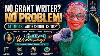 Thumbnail: No Grant Writer? No Problem! AI Tools, Grants & the Habits That Win | Free Money Wednesdays Ep.40