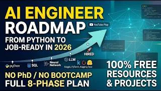 Thumbnail: The Complete AI Engineer Roadmap: Zero to Job-Ready with Free Resources