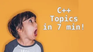Thumbnail: Comprehensive C++ Topics in 7 Minutes