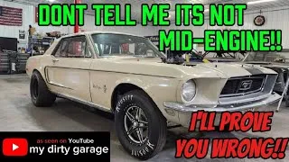Thumbnail: Mid Engine 1968 Ford Mustang / Coyote Powered Street Freak / I Explain Exactly Whats Going On Here