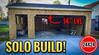 Thumbnail: Framing a 2 Car Garage ALONE! MY DIY