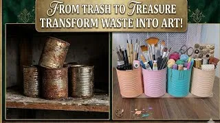 Thumbnail: ​Stop Throwing Away Old Cans! 🥫 Brilliant DIY Room Decor Ideas.