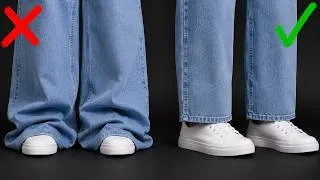 Thumbnail: Jeans Too Long? 👉 Do THIS — 2 Simple and Invisible Ways