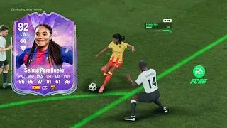 Thumbnail: Salma Paralluelo Curves It Into the Top Bins ⭐ INSANE Goal | FC 26