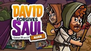 Thumbnail: David forgives Saul... Again 🙏👑 | Bible Story | My First Bible | 62