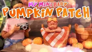 Thumbnail: My Mini Baby Pumpkin Patch: Smiling Babies & Fall Accessories &?DIY Pumpkin Chair