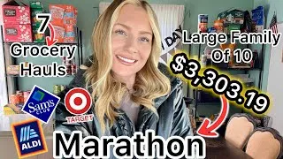 Thumbnail: GROCERY MARATHON $3,303.19 Later!! LARGE Family of 10! 