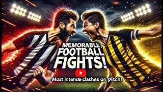 Thumbnail: MEMORABLE FOOTBALL FIGHTS! 😱🔥 Most Intense Clashes on the Pitch!