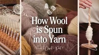 Thumbnail: Part 4 - Turning Raw Wool into Yarn | Farm to Closet