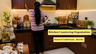 Thumbnail: Small Kitchen Countertop Organisation ✨No Office Day | Indian Routine #home#vlog#tamil#lifestyle