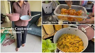 Thumbnail: Productive Weekend Vlog || Trendy Cookware Collections !!! Made Chicken Biryani ❤️#vlog #tamilvlog