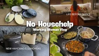 Thumbnail: No House Help, Office at 11 & Lunch to Pack 😅 | Working Woman Morning Routine #vlog #home#tamil